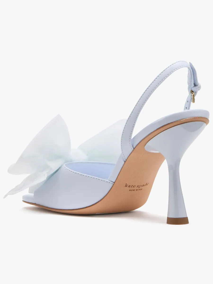Женские сандалии Beau Dress Sandals kate spade new york, Taro Milk Mesh Leather — изображение 3 из 4