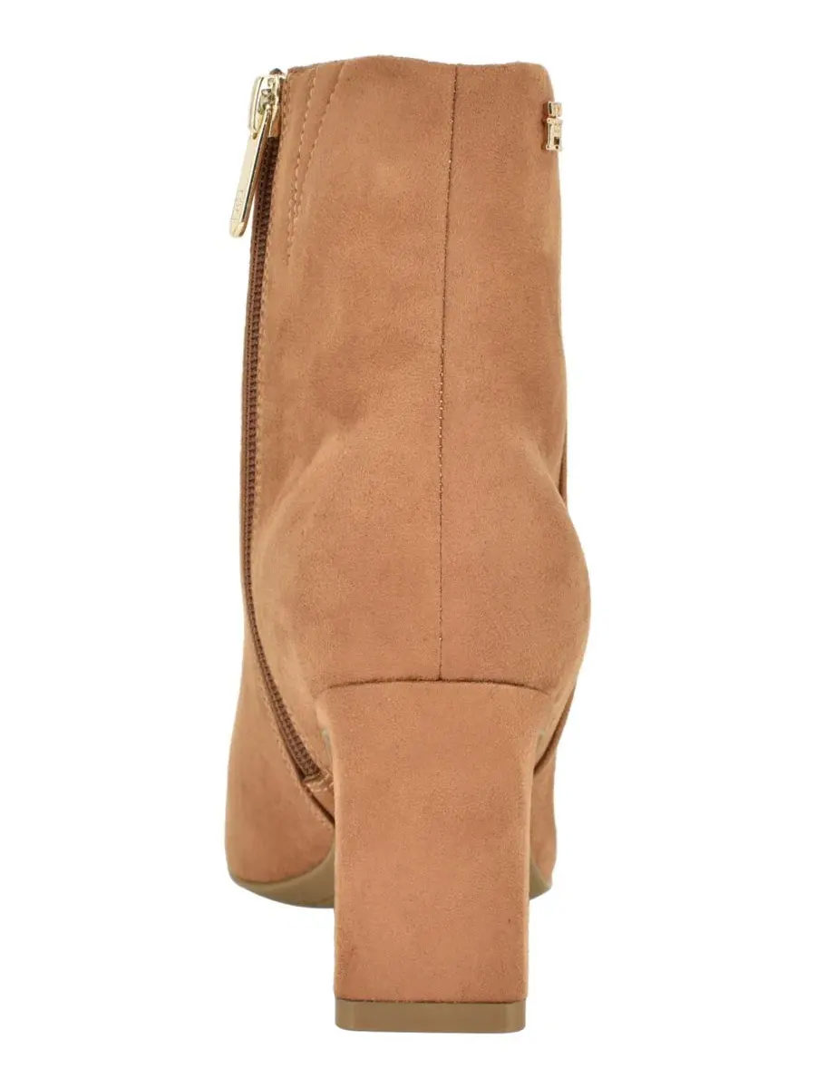 Ботинки женские с блочным каблуком Eddey Mid Height Tommy Hilfiger — изображение 3 из 5, натуральный