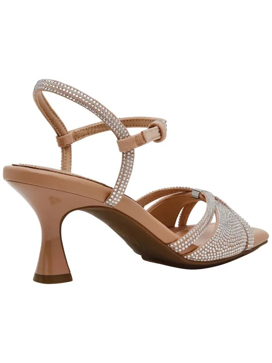 Женские сандалии Jelena-C с декорированными ремешками Anne Klein — изображение 3 из 6, бежевый