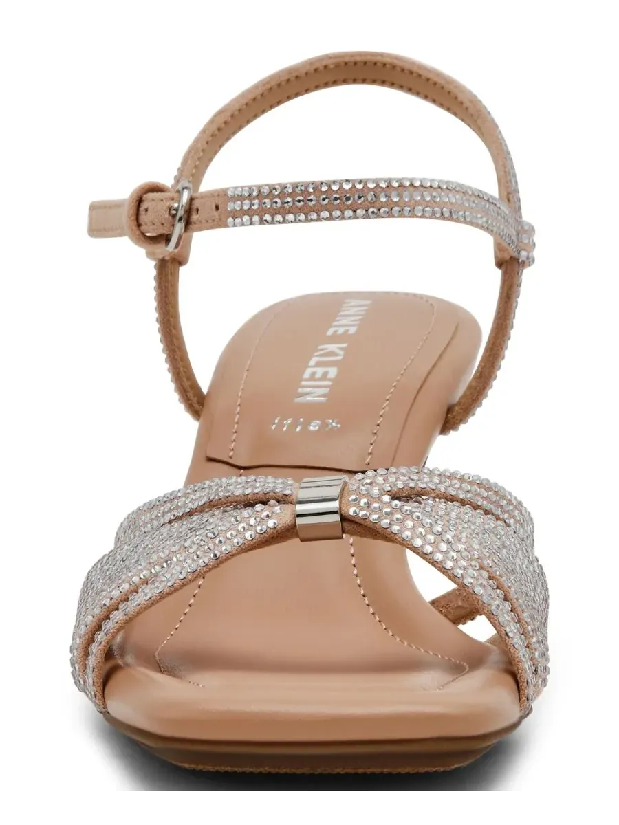 Женские сандалии Jelena-C с декорированными ремешками Anne Klein — изображение 6 из 6, бежевый