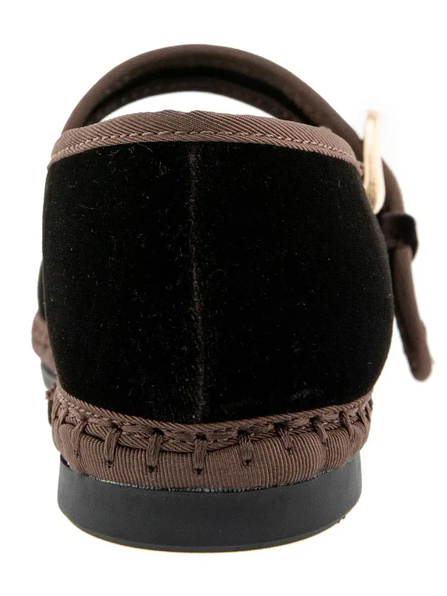 Женские туфли-лодочки Florence Velvet Kensie, Dark Espresso — изображение 3 из 5, бежевый