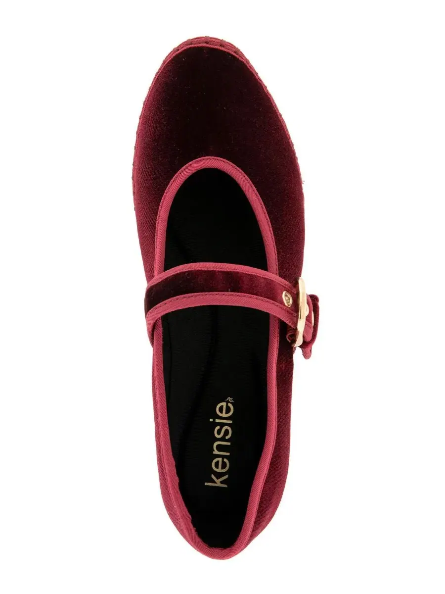 Туфли-лодочки Florence Velvet Kensie — изображение 4 из 5, красный