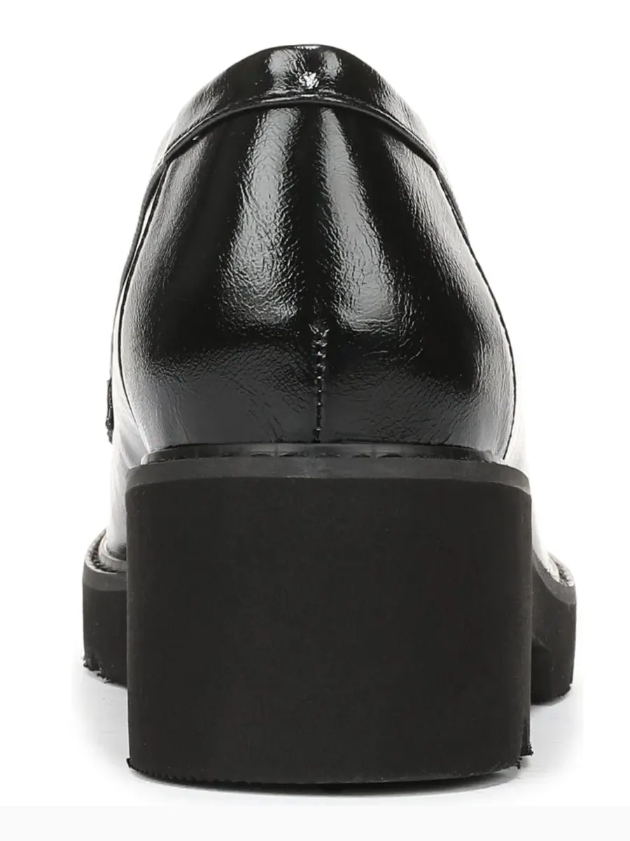 Лоферы на каблуке с цепочкой Celia Slip-On Naturalizer — изображение 3 из 5, черный