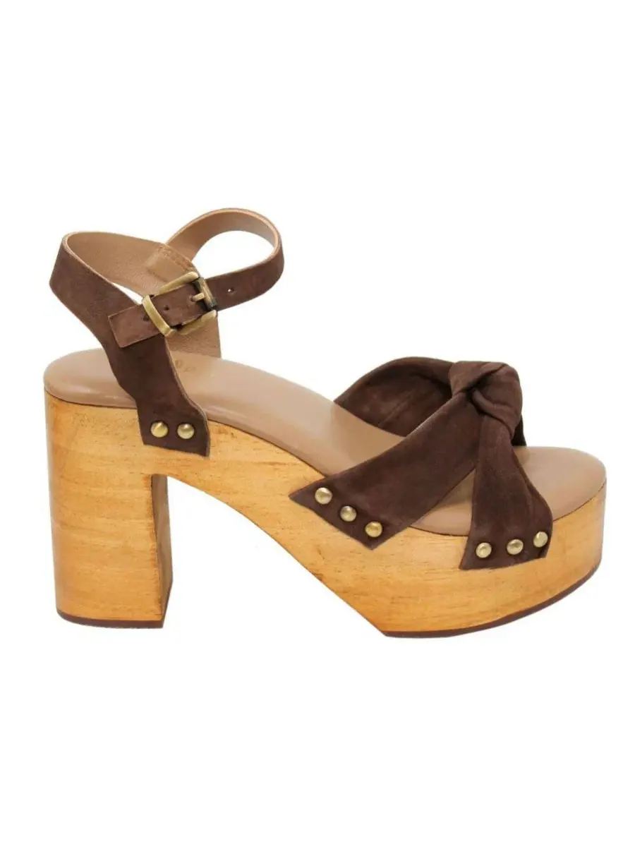 Модная сандалия на платформе с ремешками Womens Uniform Platform Chunky Heel Sandal Charles by — изображение 2 из 3