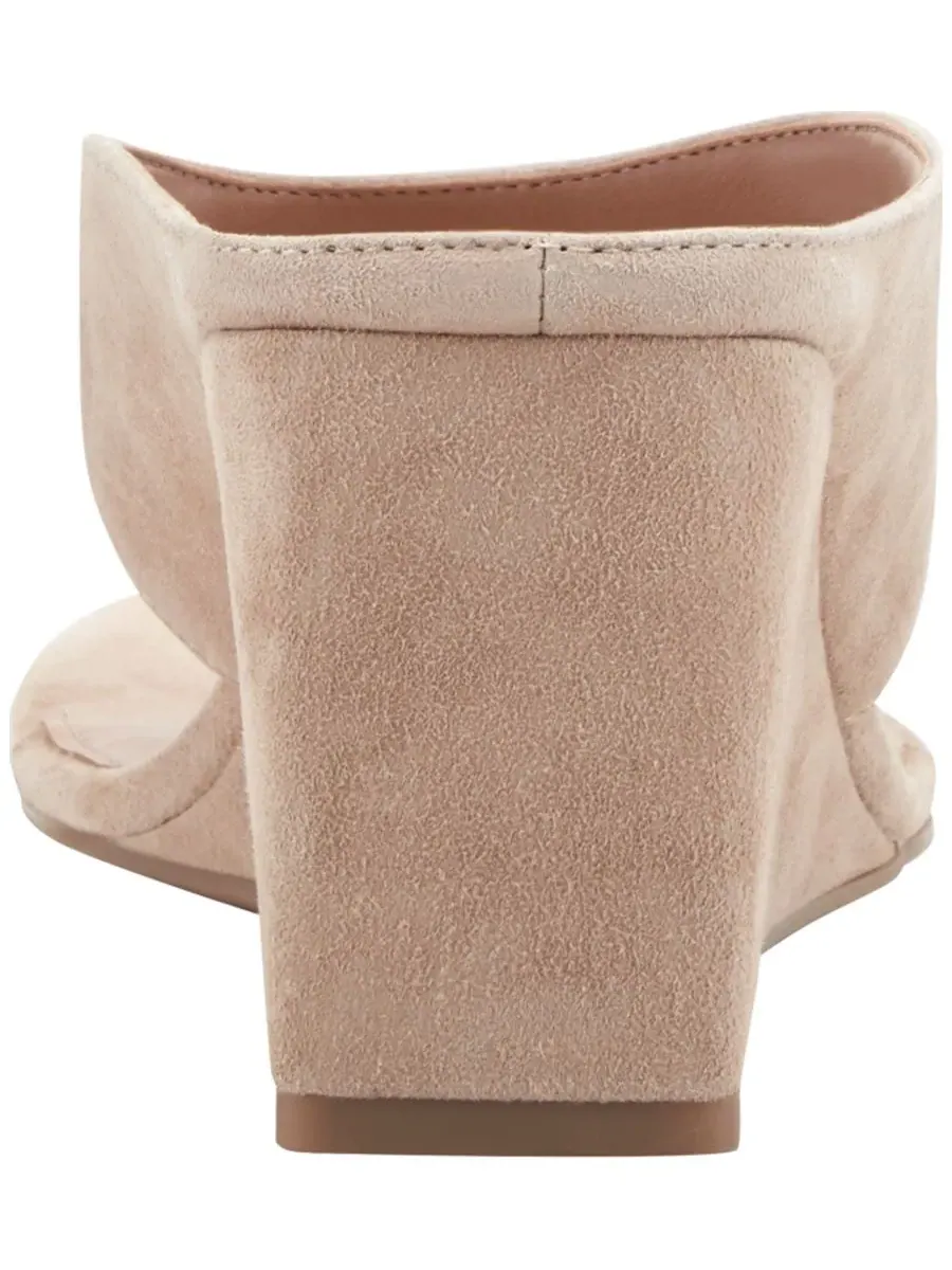 Женские сандалии на танкетке Udena без шнурков Marc Fisher LTD, светлый-natural suede — изображение 3 из 5, натуральный