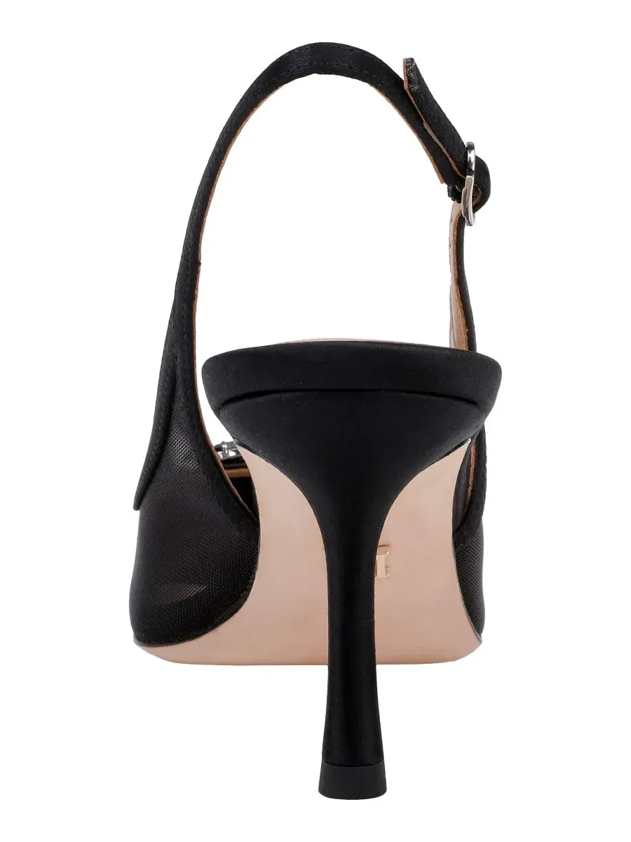 Туфли-лодочки с острым мысом, модель Yuta Evening Badgley Mischka — изображение 3 из 5, черный