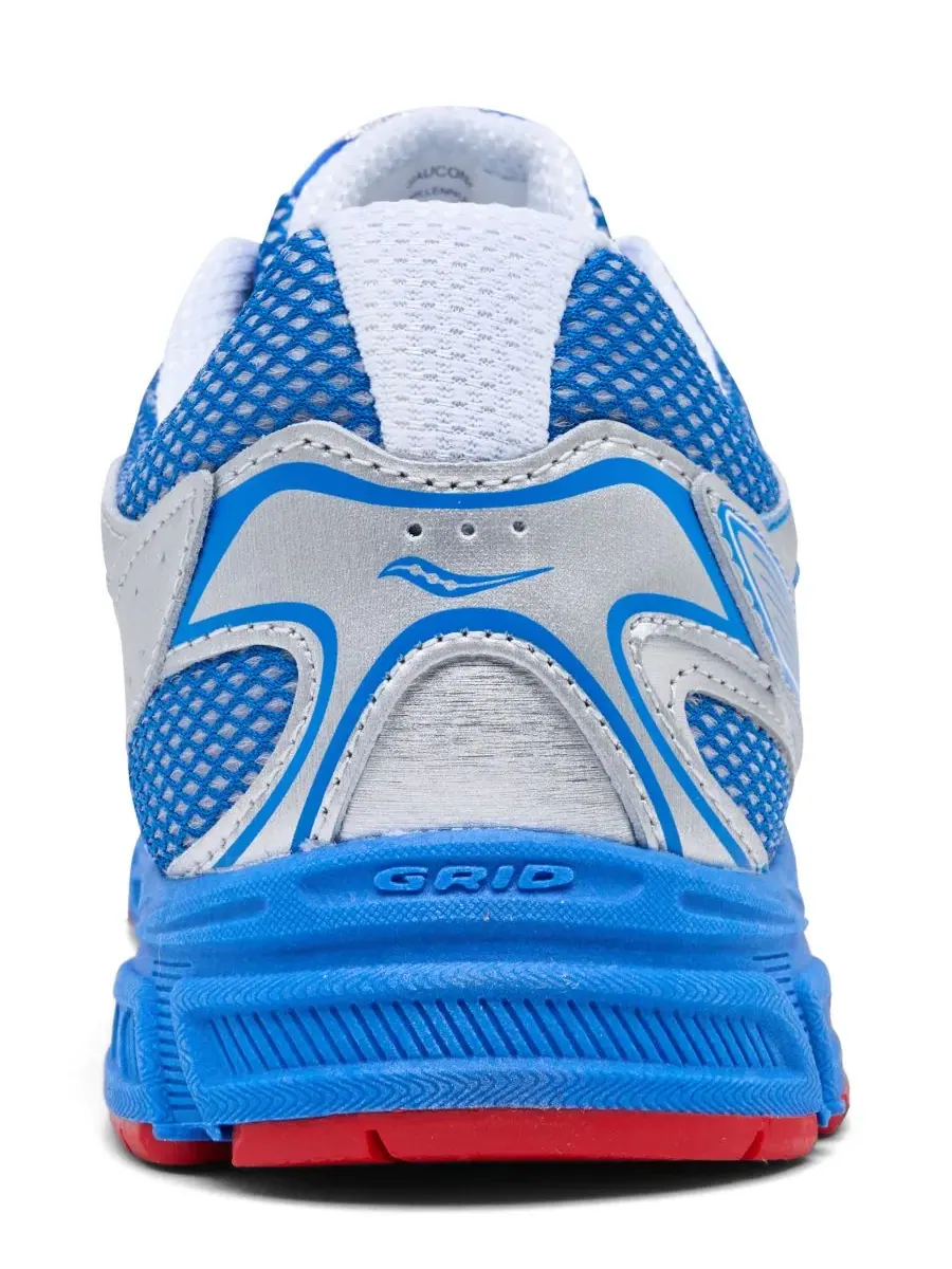 Кроссовки с сетчатым верхом и GRID-амортизацией, модель Ride Millennium Saucony — изображение 5 из 6, серебристый