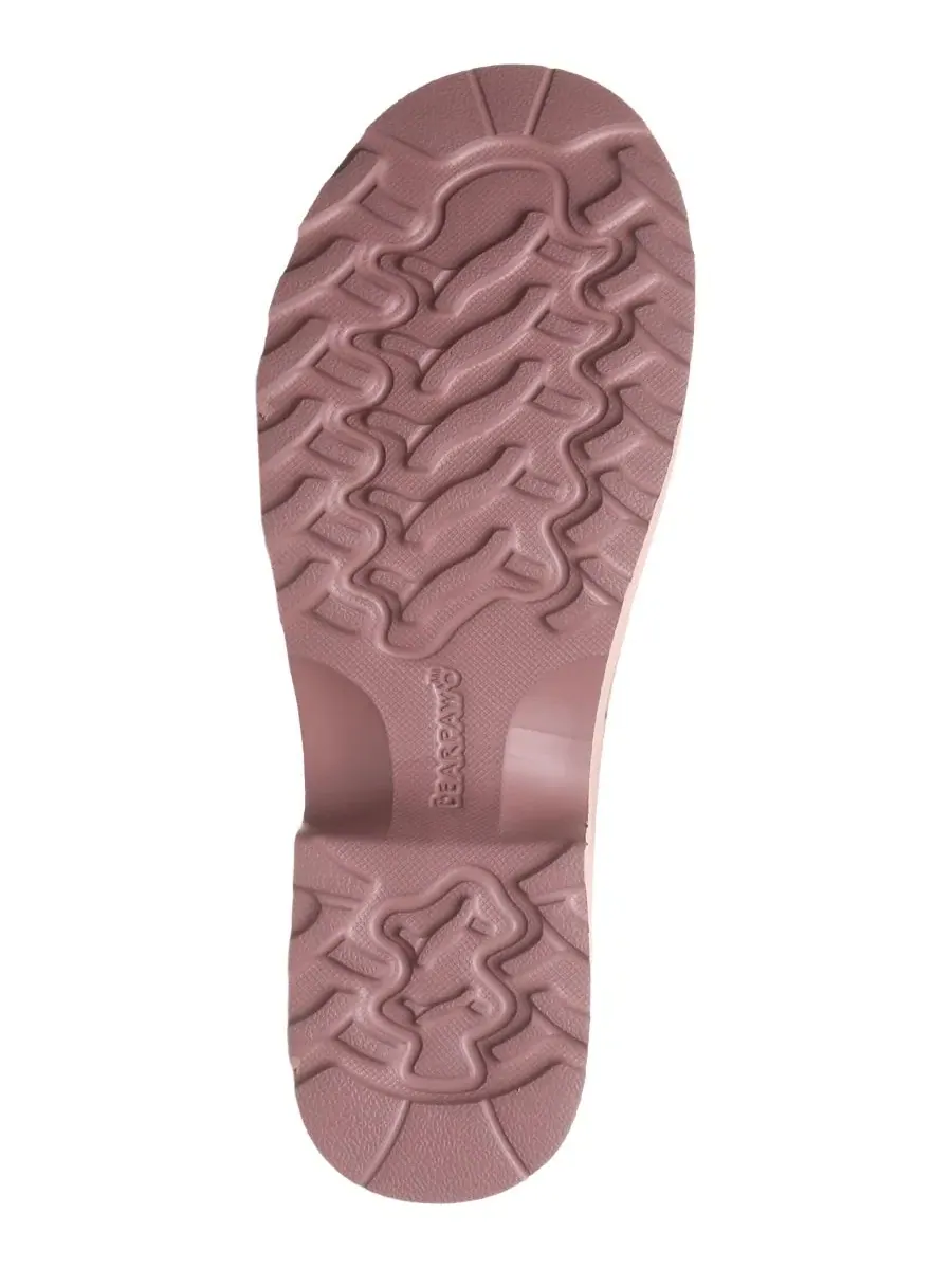 Босоножки-танкетки Frances с открытым носком BEARPAW — изображение 4 из 5, розовый