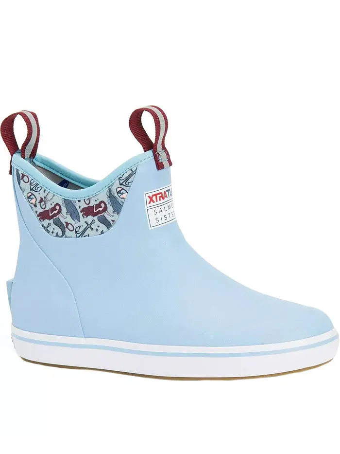 Женские ботильоны Salmon Sisters 6 дюймов Ankle Deck XTRATUF — изображение 1 из 7, синий