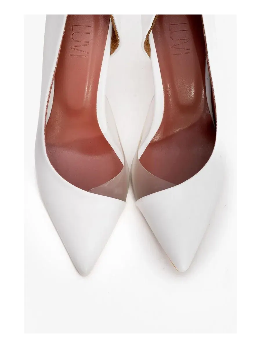 Женские туфли-лодочки Ursula с острым носком Prologue Shoes — изображение 3 из 9, белый