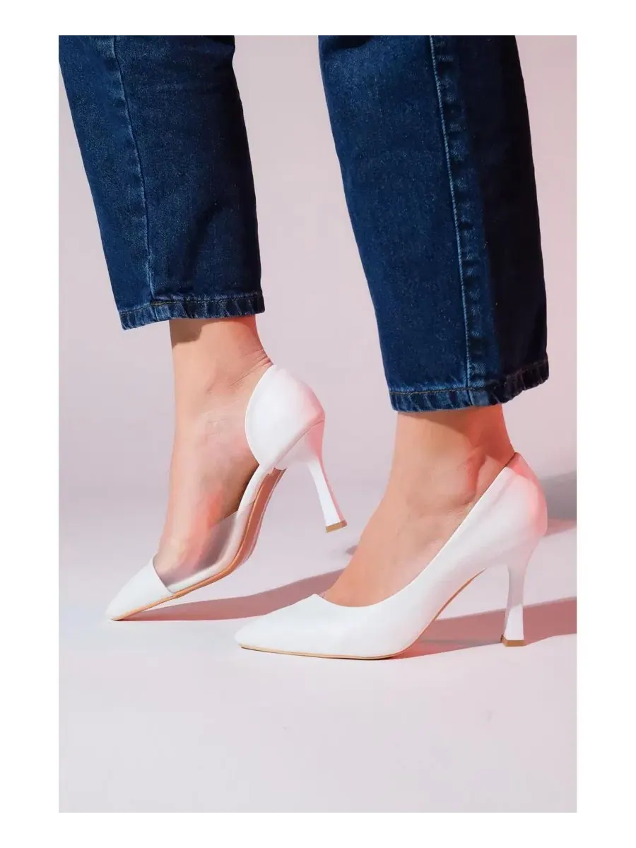 Женские туфли-лодочки Ursula с острым носком Prologue Shoes — изображение 7 из 9, белый
