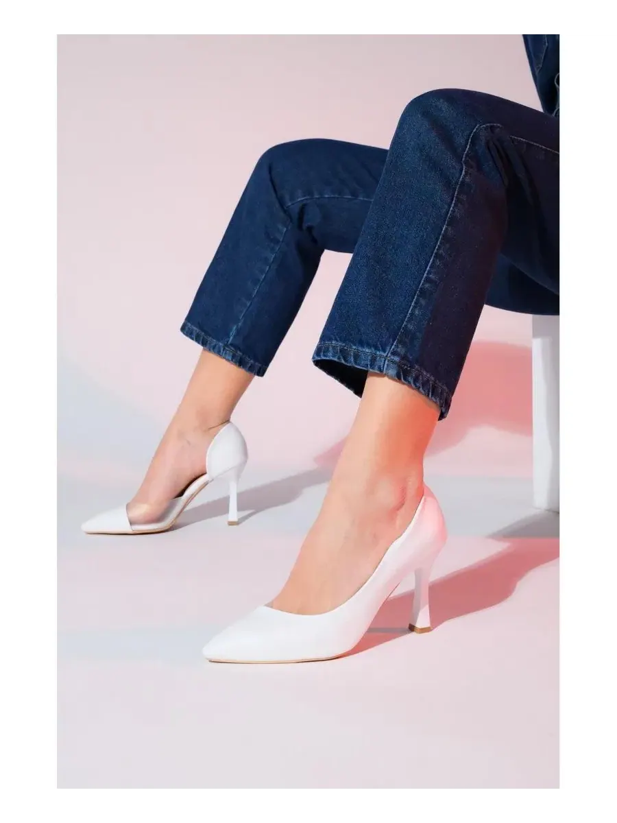 Женские туфли-лодочки Ursula с острым носком Prologue Shoes — изображение 8 из 9, белый