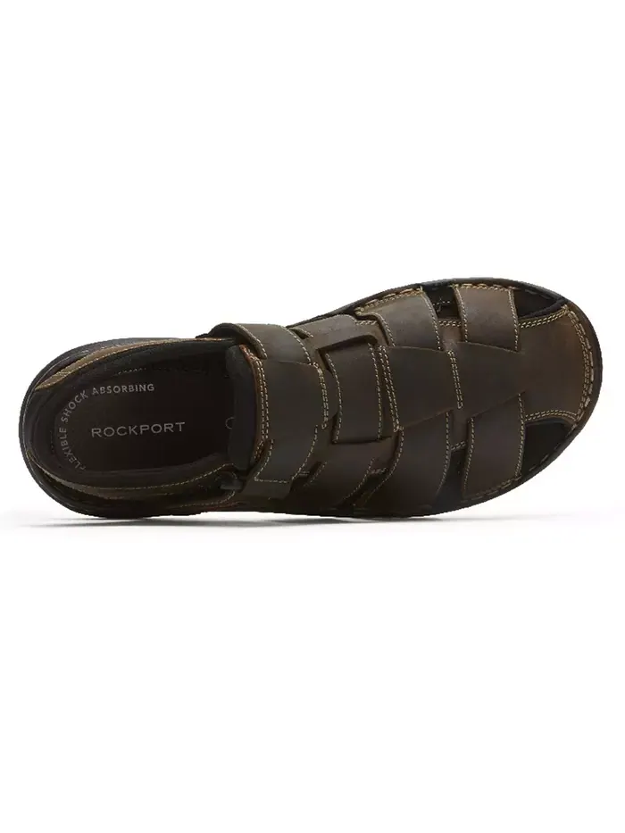 Мужские сандалии Darwyn Fishermen Rockport — изображение 4 из 7, коричневый