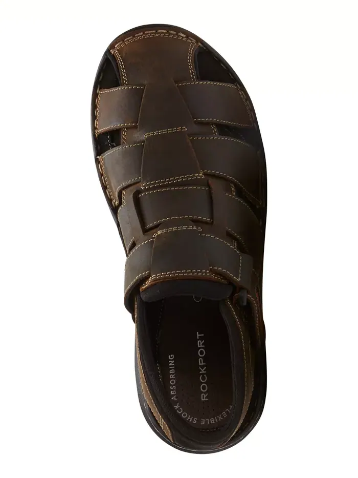 Мужские сандалии Darwyn Fishermen Rockport — изображение 7 из 7, коричневый