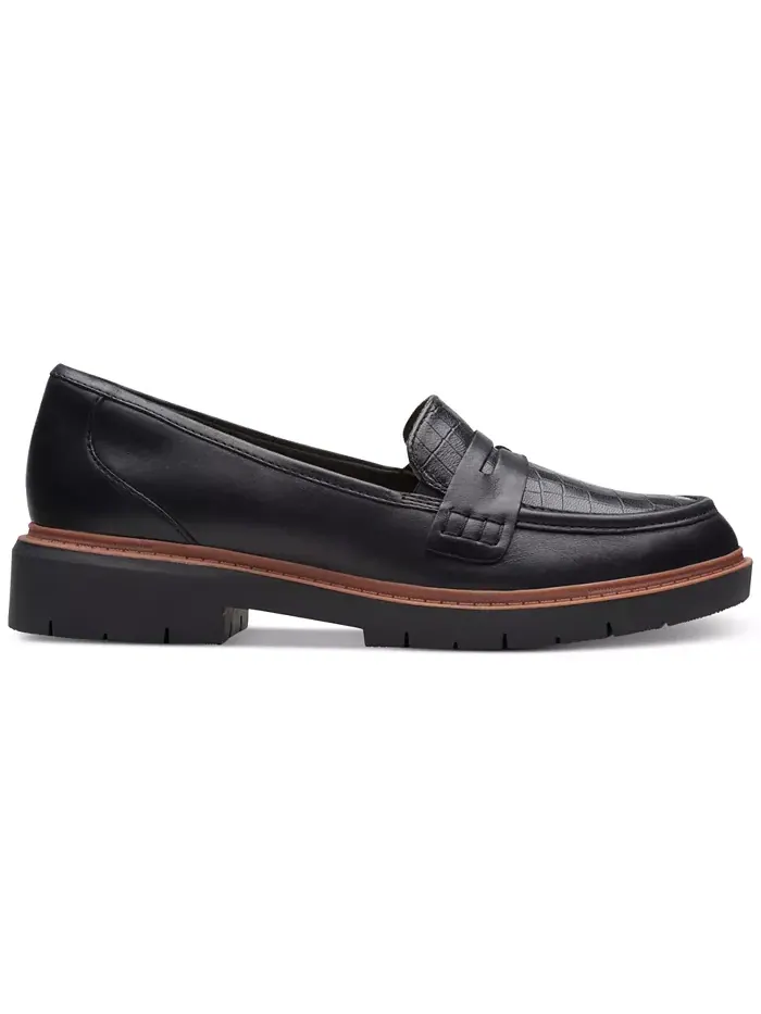Лоферы женские Clarks Westlynn Ayla, с круглым носком и прорезью для монетки — изображение 2 из 8, черный