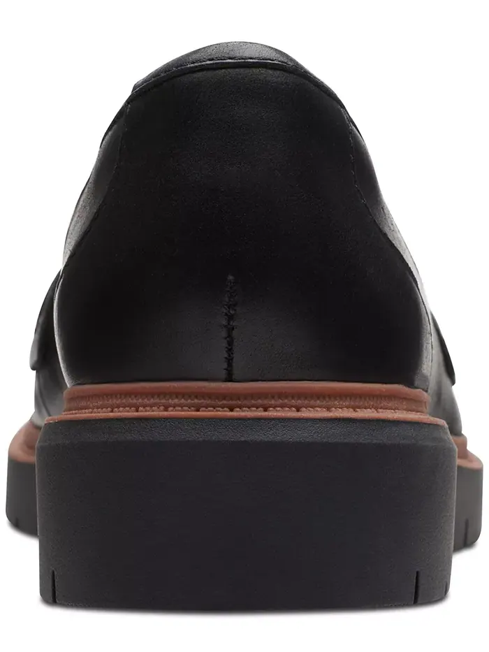 Лоферы женские Clarks Westlynn Ayla, с круглым носком и прорезью для монетки — изображение 3 из 8, черный