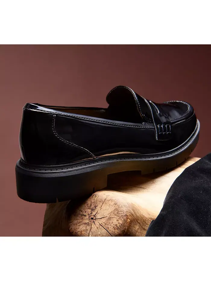 Лоферы женские Clarks Westlynn Ayla, с круглым носком и прорезью для монетки — изображение 8 из 8, черный