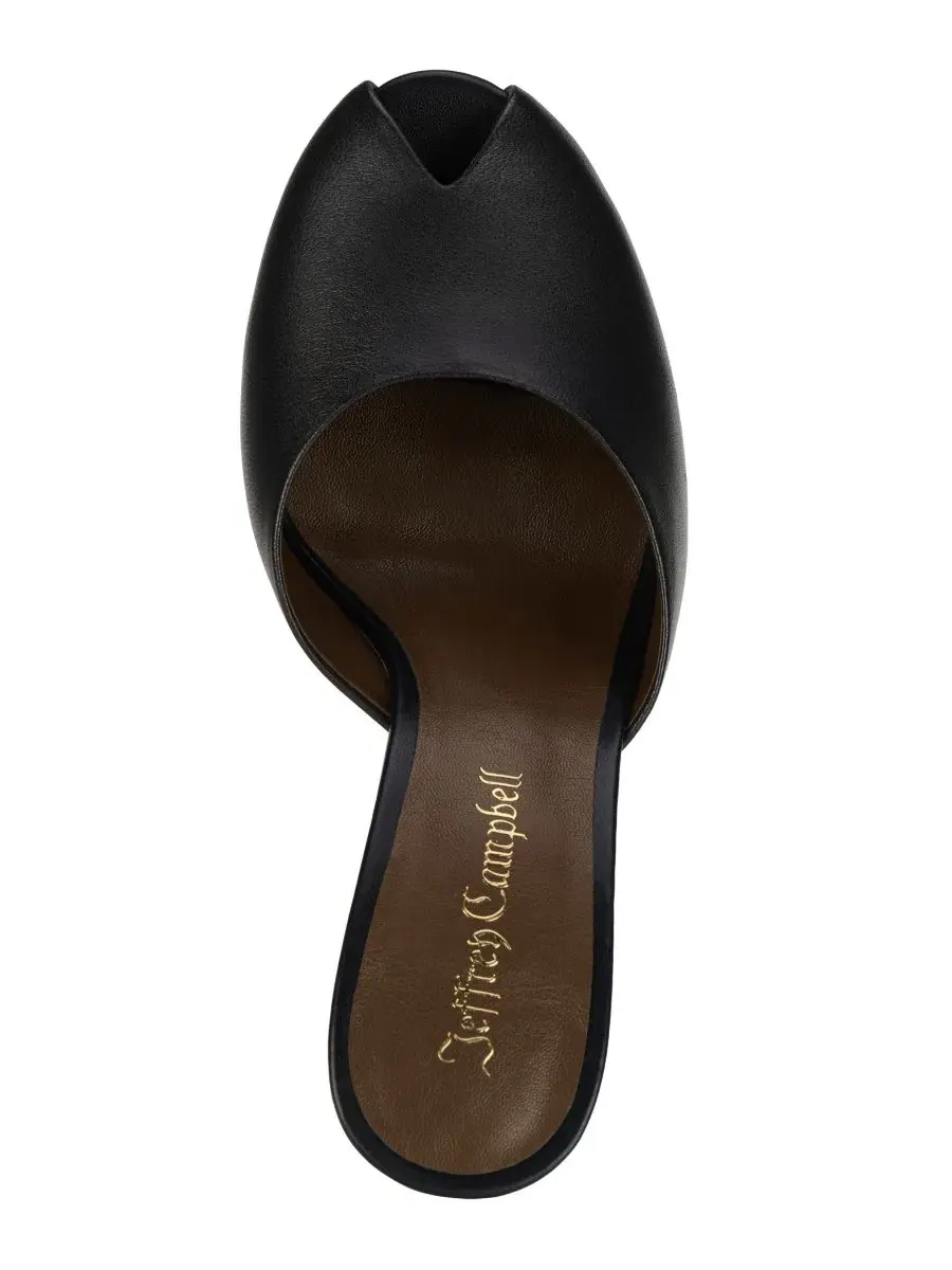 Мюли с открытым носком на скульптурном каблуке Fresa Jeffrey Campbell — изображение 4 из 5, черный