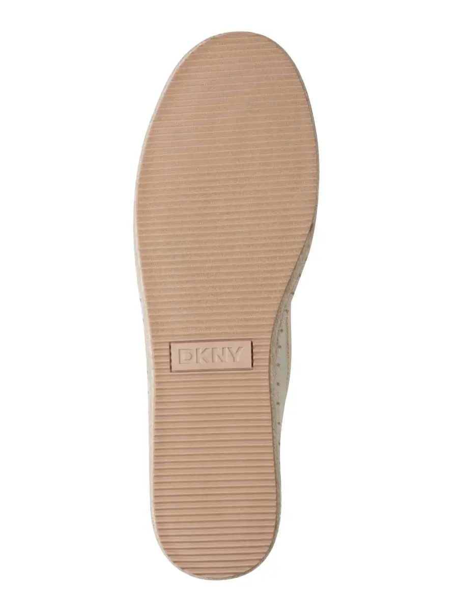 Балетки-эспадрильи Mallandra Logo на плоской подошве DKNY — изображение 5 из 5, кость