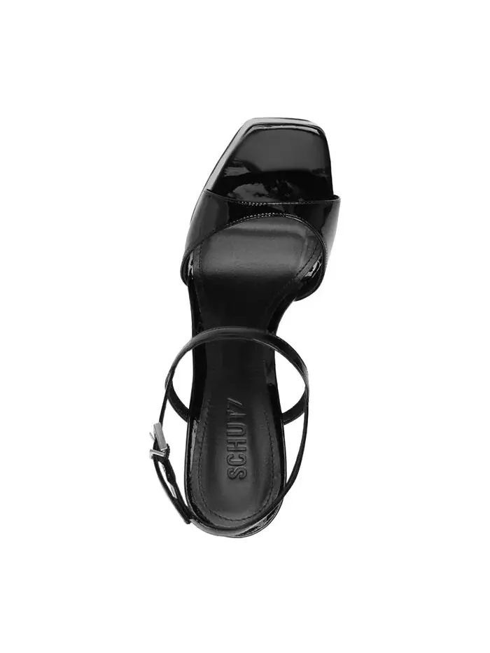 Женские босоножки Arlene Squared Toe на танкетке Schutz — изображение 4 из 12, черный