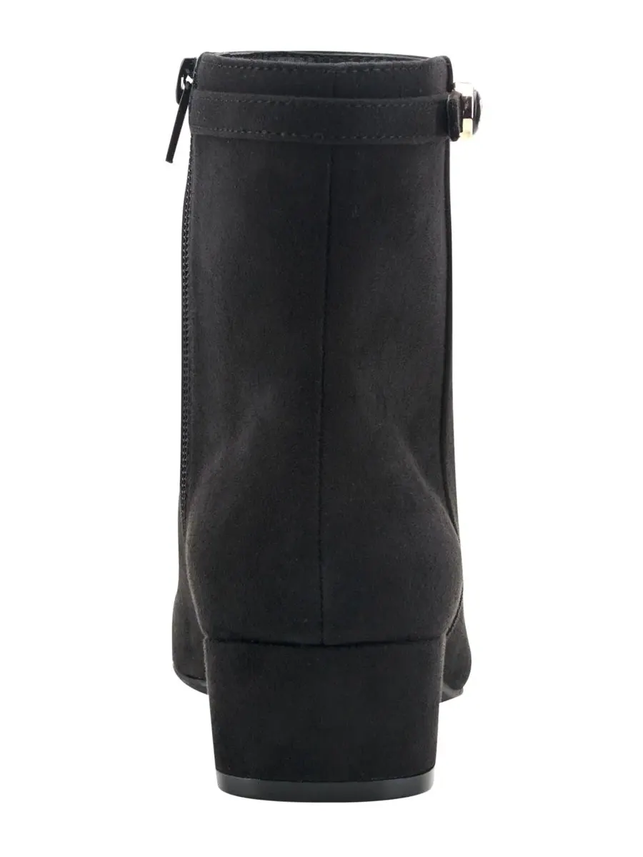 Ботинки на каблуке Adyn Square Toe Block Heel Dress Booties Bandolino — изображение 3 из 5, черный
