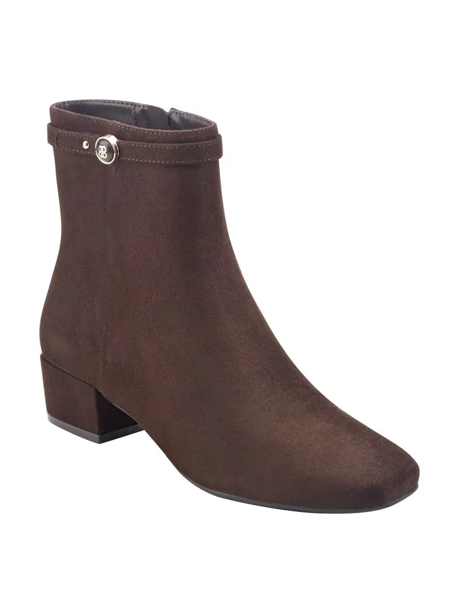 Ботильоны Adyn Square Toe Block Heel Bandolino — изображение 1 из 5, коричневый