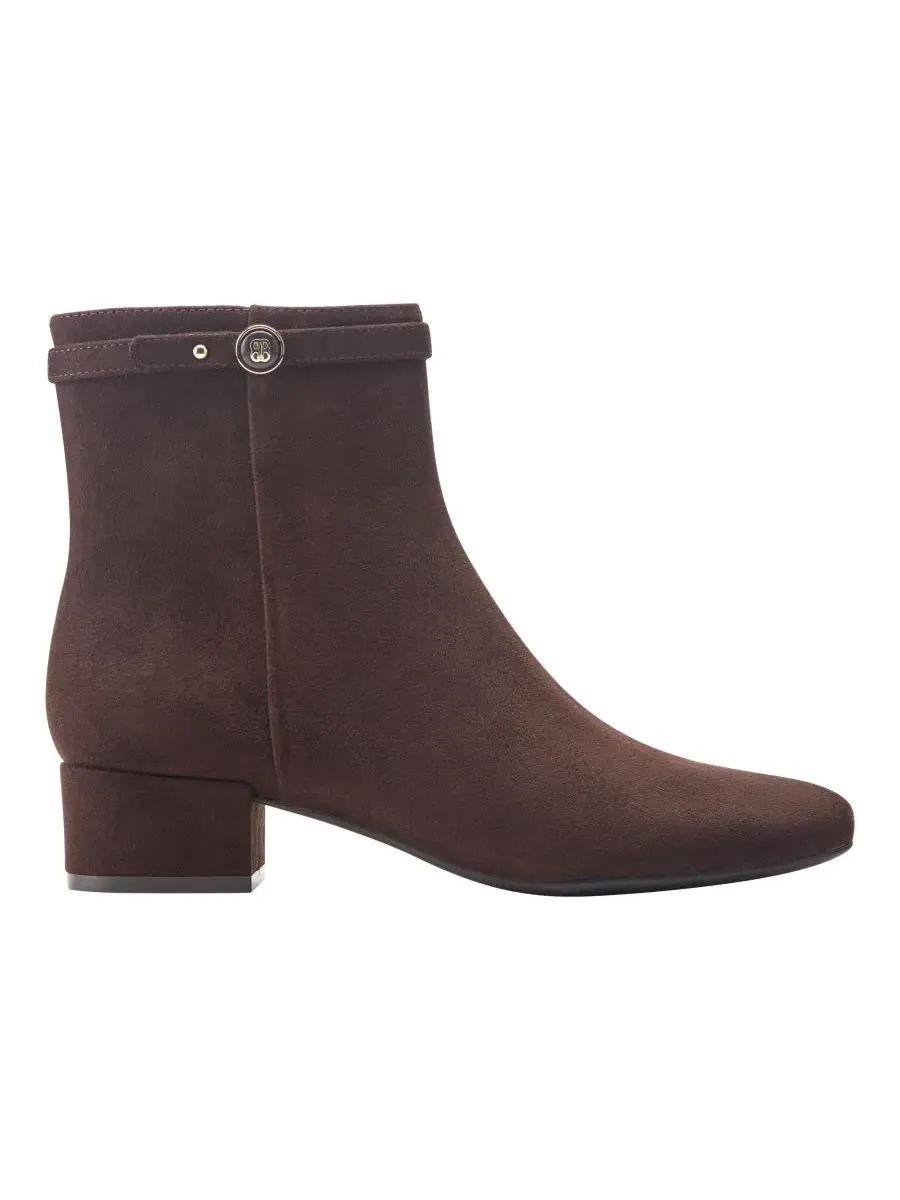Ботильоны Adyn Square Toe Block Heel Bandolino — изображение 2 из 5, коричневый