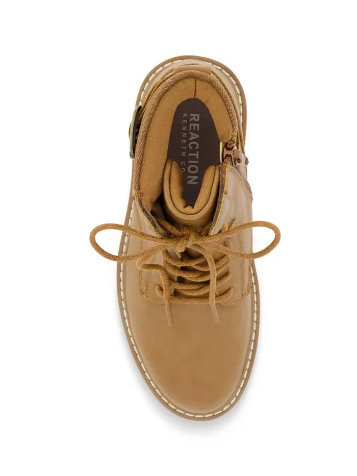 Ботинки мотоциклетные Pace Zamir для мальчиков Little and Big Boys Kenneth Cole New York — изображение 5 из 7, коричневый