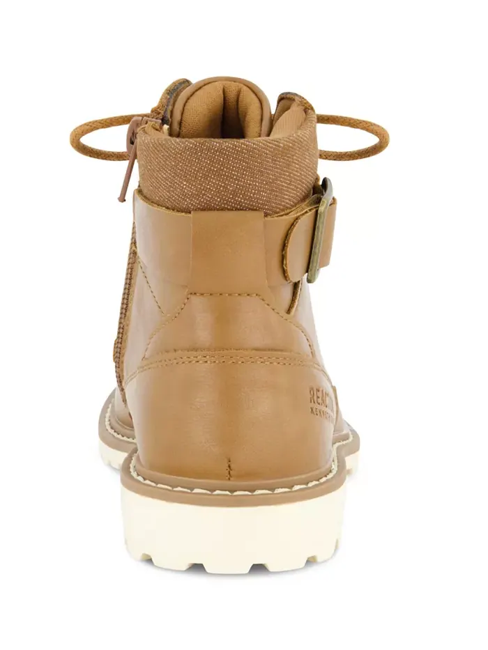 Ботинки мотоциклетные Pace Zamir для мальчиков Little and Big Boys Kenneth Cole New York — изображение 6 из 7, коричневый