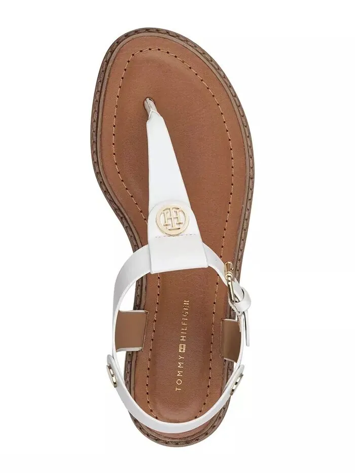 Женские сандалии Bennia Thong Flat Tommy Hilfiger — изображение 4 из 5, белый
