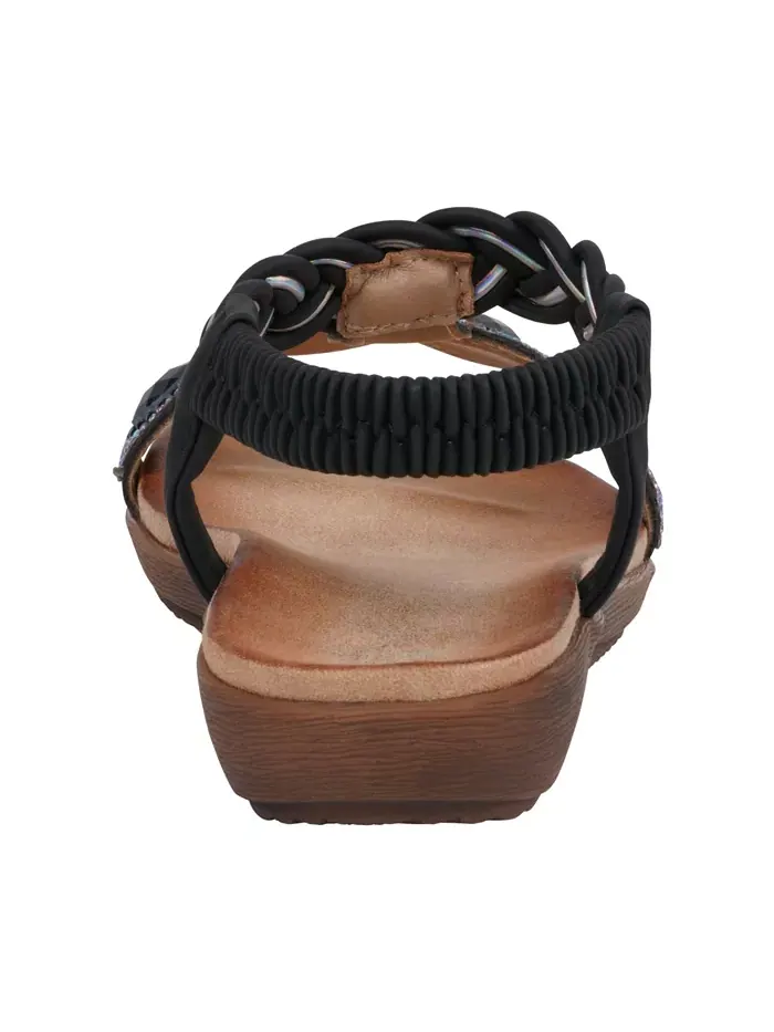 Женские сандалии Victoria с украшениями GC Shoes — изображение 3 из 5, черный