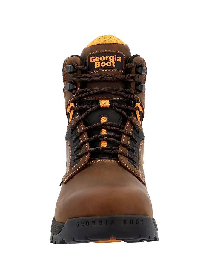 Мужские рабочие ботинки TBD Waterproof Georgia Boot — изображение 3 из 7, коричневый