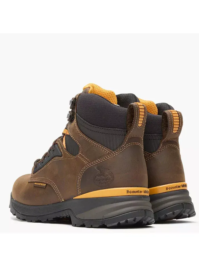 Мужские рабочие ботинки TBD Waterproof Georgia Boot — изображение 4 из 7, коричневый