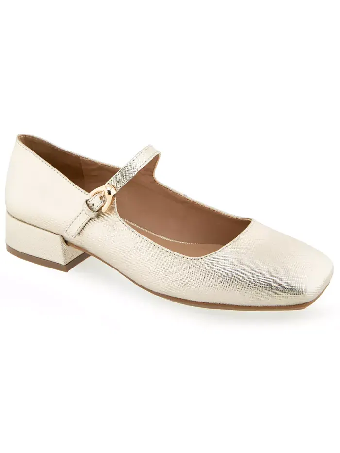 Женские туфли Isannah Maryjane на каблуке Aerosoles — изображение 1 из 6, золото