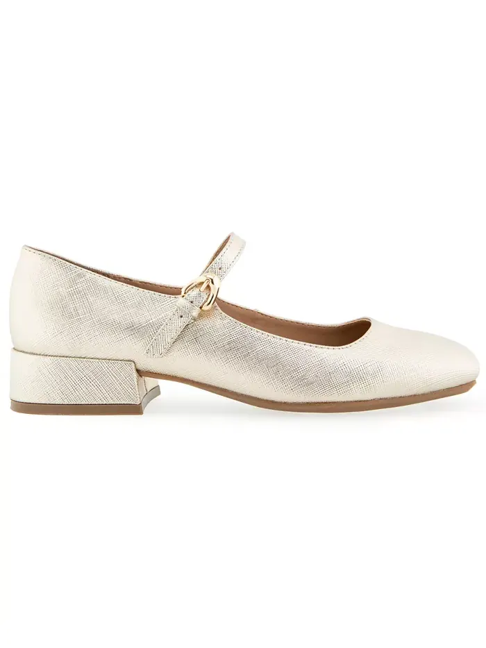 Женские туфли Isannah Maryjane на каблуке Aerosoles — изображение 2 из 6, золото