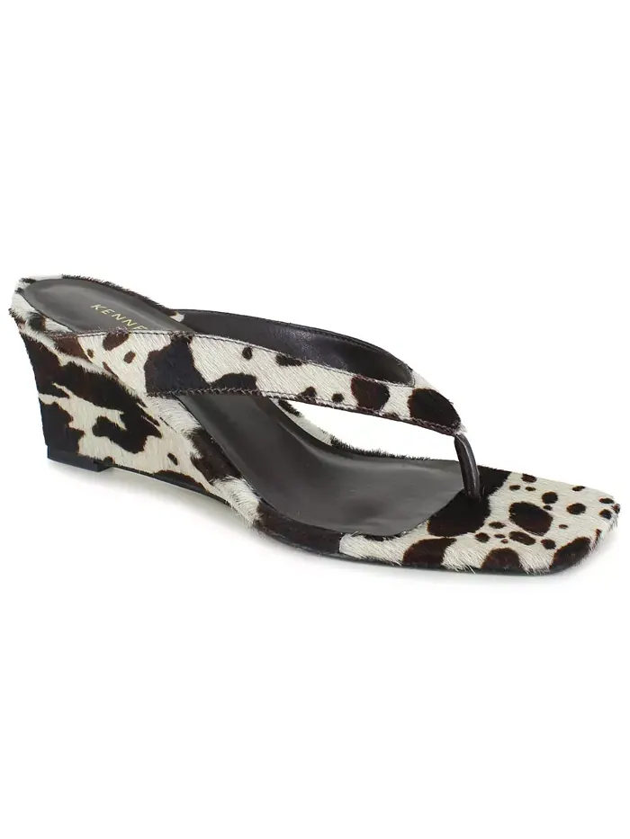 Женские босоножки-стринги Susannah Dress Wedge Kenneth Cole New York — изображение 1 из 8, коричневый