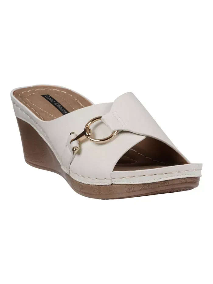Женские сандалии Bay на платформе GC Shoes — изображение 1 из 5, белый