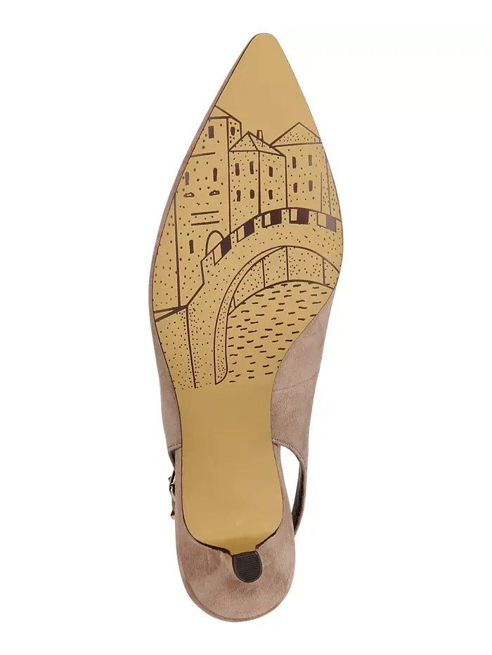 Туфли-лодочки Scarlett Slingback Bella Vita — изображение 5 из 5, коричневый/бежевый