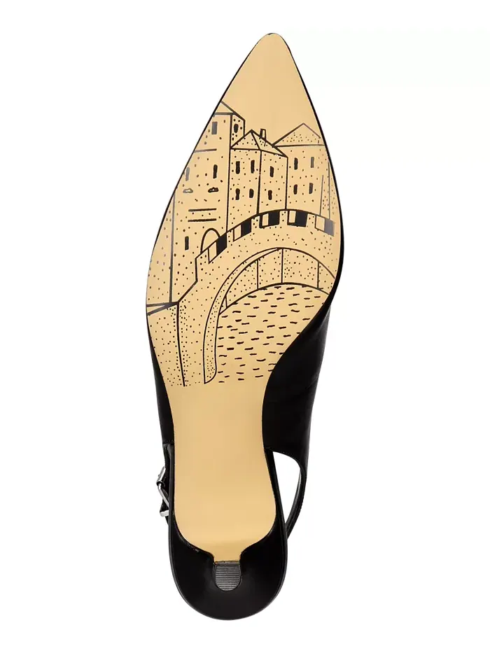Туфли-лодочки Scarlett Slingback Bella Vita — изображение 5 из 5, черный