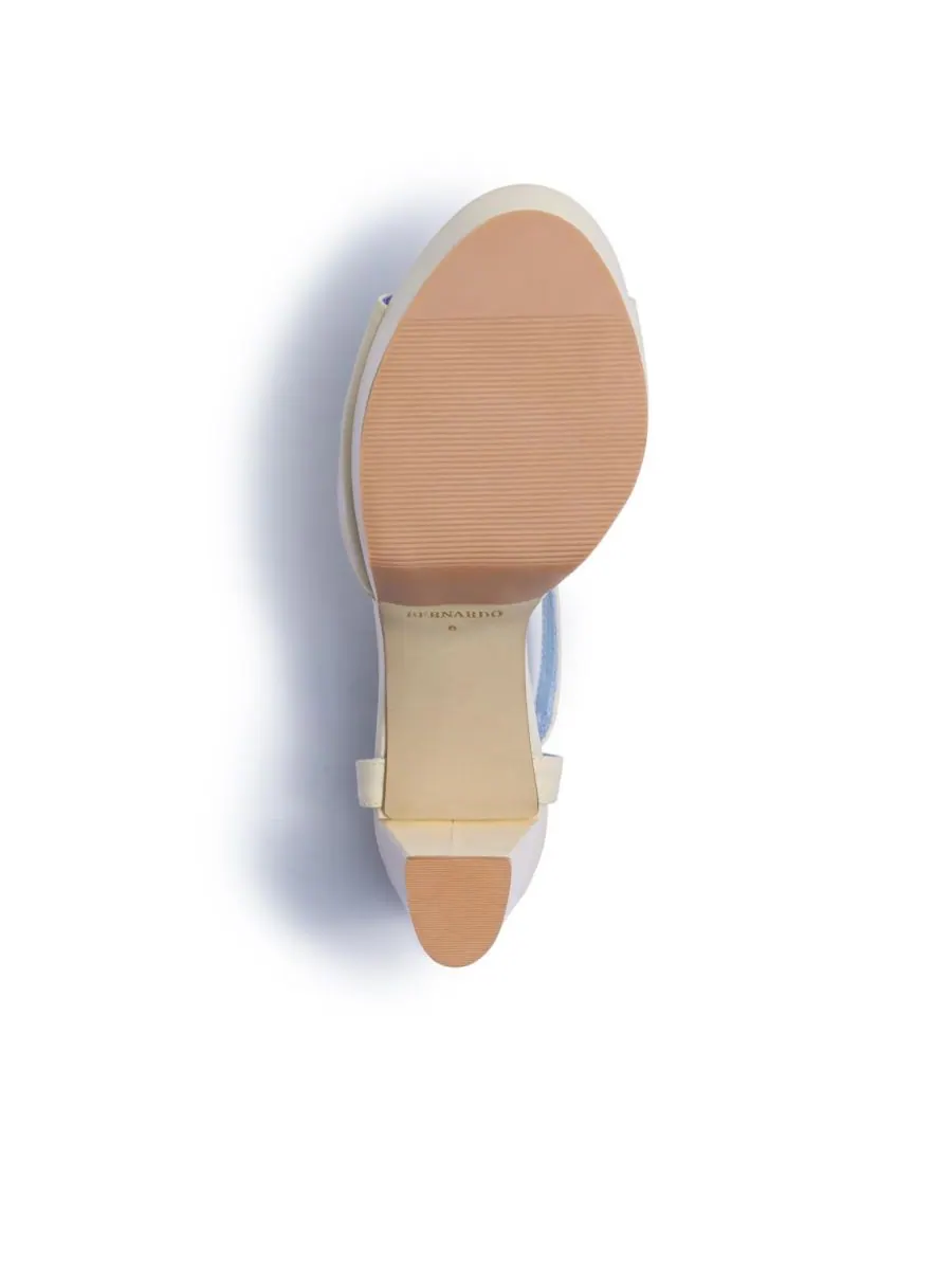 Сандалии на платформе Valeria Bernardo Footwear — изображение 4 из 7, белый
