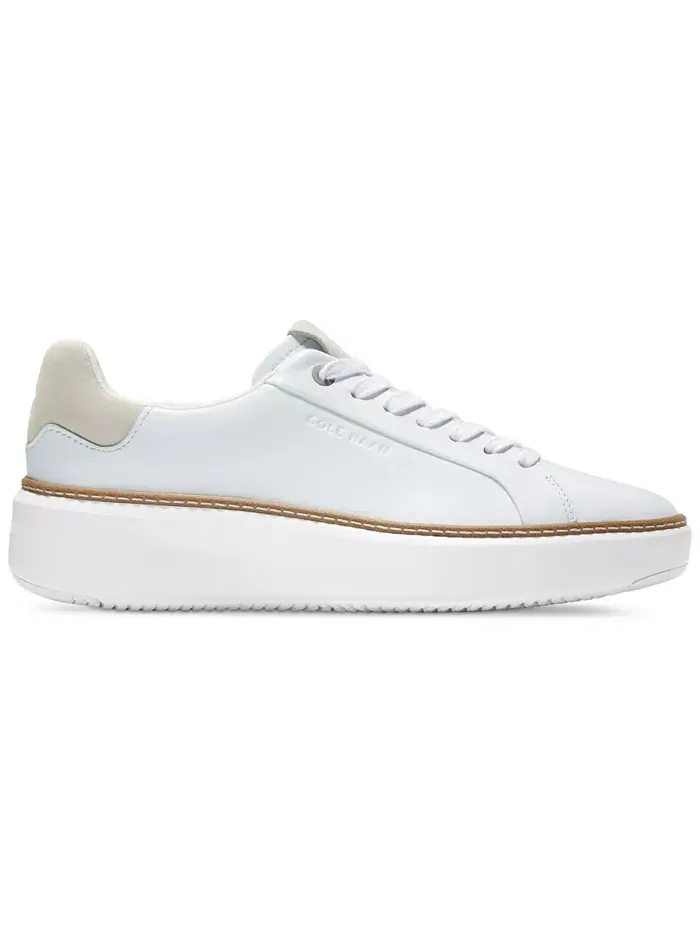 Кожаные кеды Grandpro Topspin Casual Cole Haan — изображение 2 из 8, белый