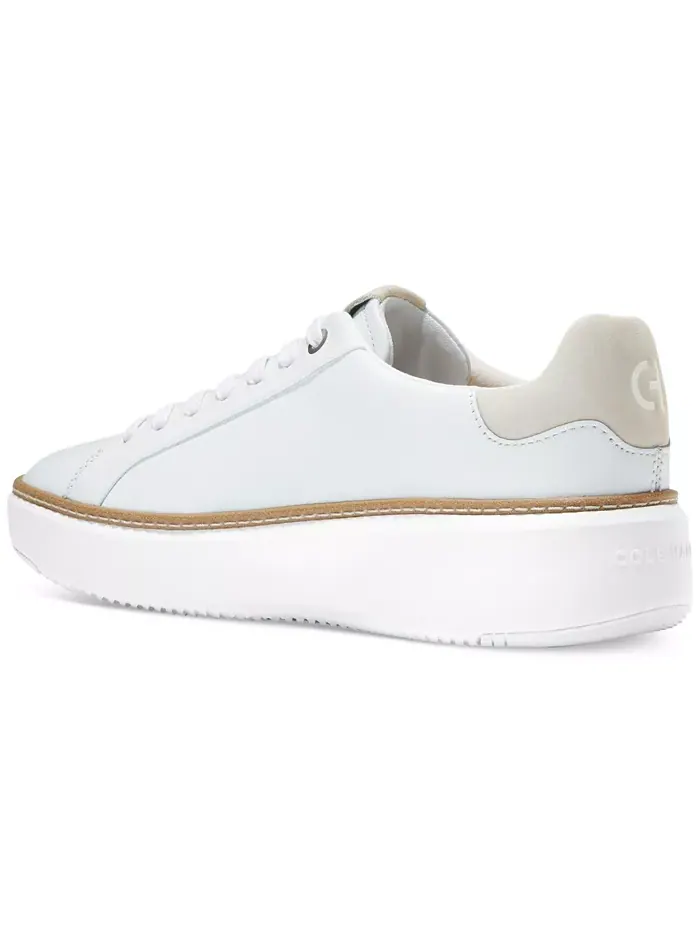 Кожаные кеды Grandpro Topspin Casual Cole Haan — изображение 3 из 8, белый