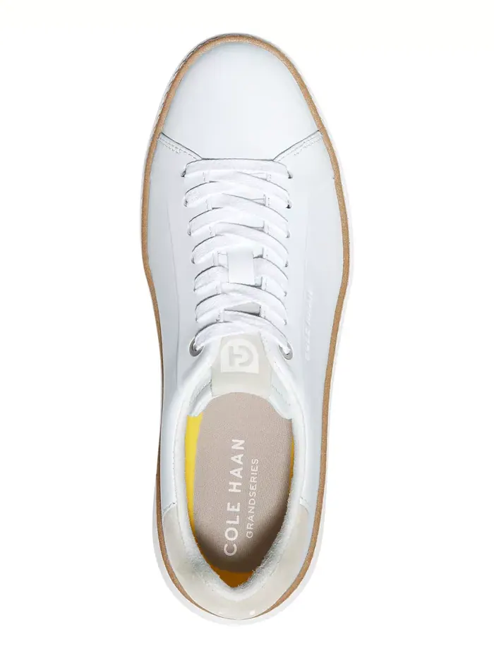 Кожаные кеды Grandpro Topspin Casual Cole Haan — изображение 4 из 8, белый
