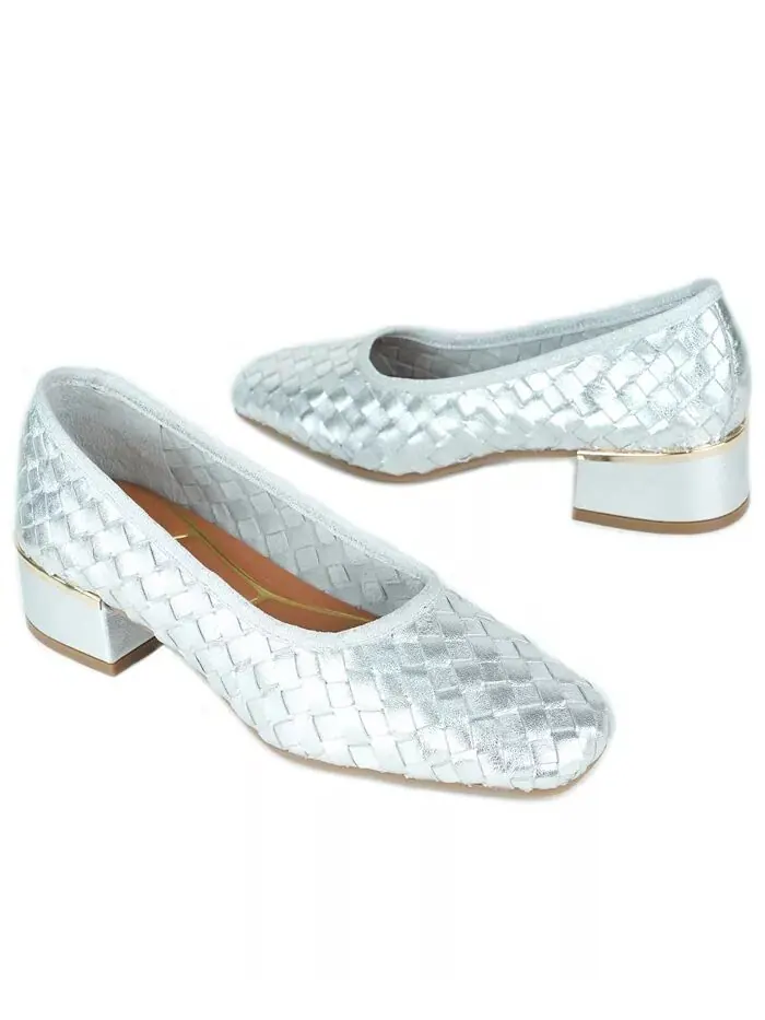 Женские туфли Birdie Slip-On Kenneth Cole New York — изображение 7 из 7, серебряный