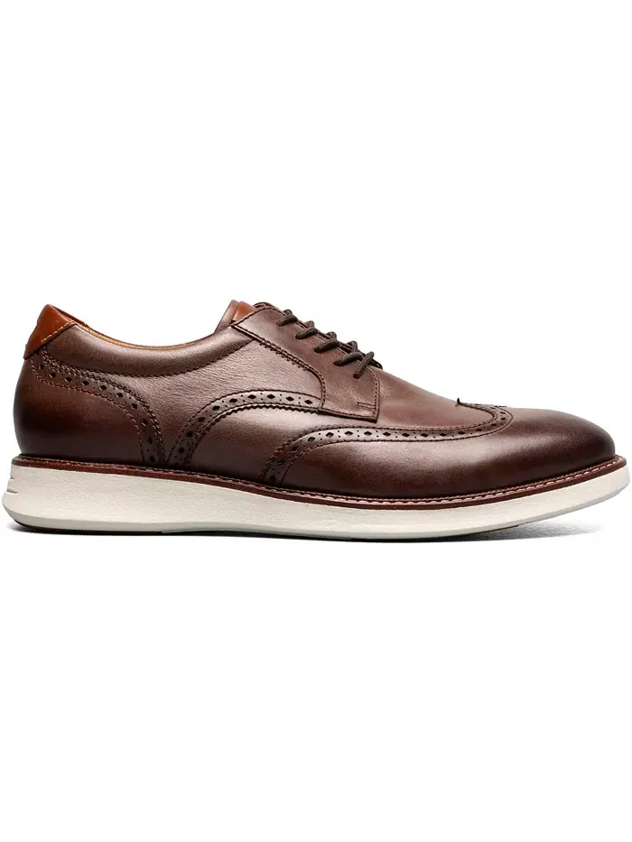 Мужские оксфорды Launch Wingtip Florsheim — изображение 2 из 7, коричневый