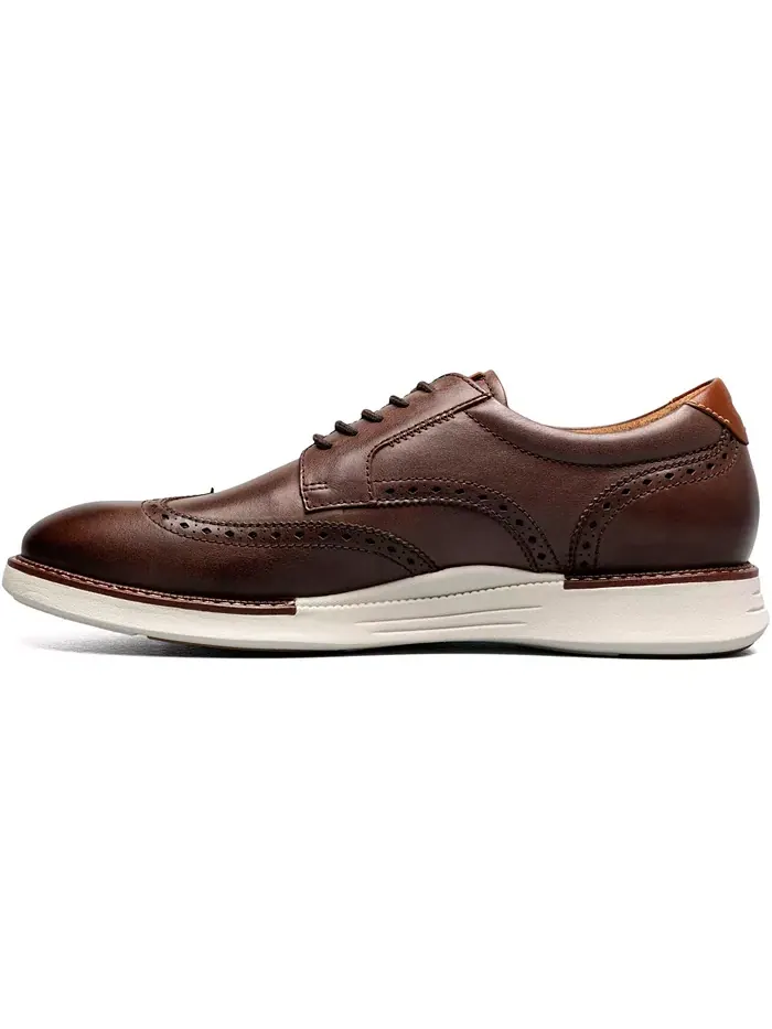 Мужские оксфорды Launch Wingtip Florsheim — изображение 3 из 7, коричневый