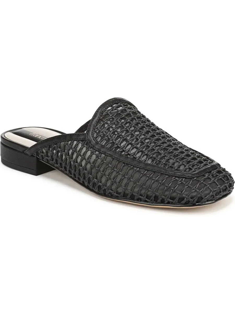 Женские мюли Holland 2 с закругленным носком Franco Sarto, черный woven faux leather — изображение 1 из 5