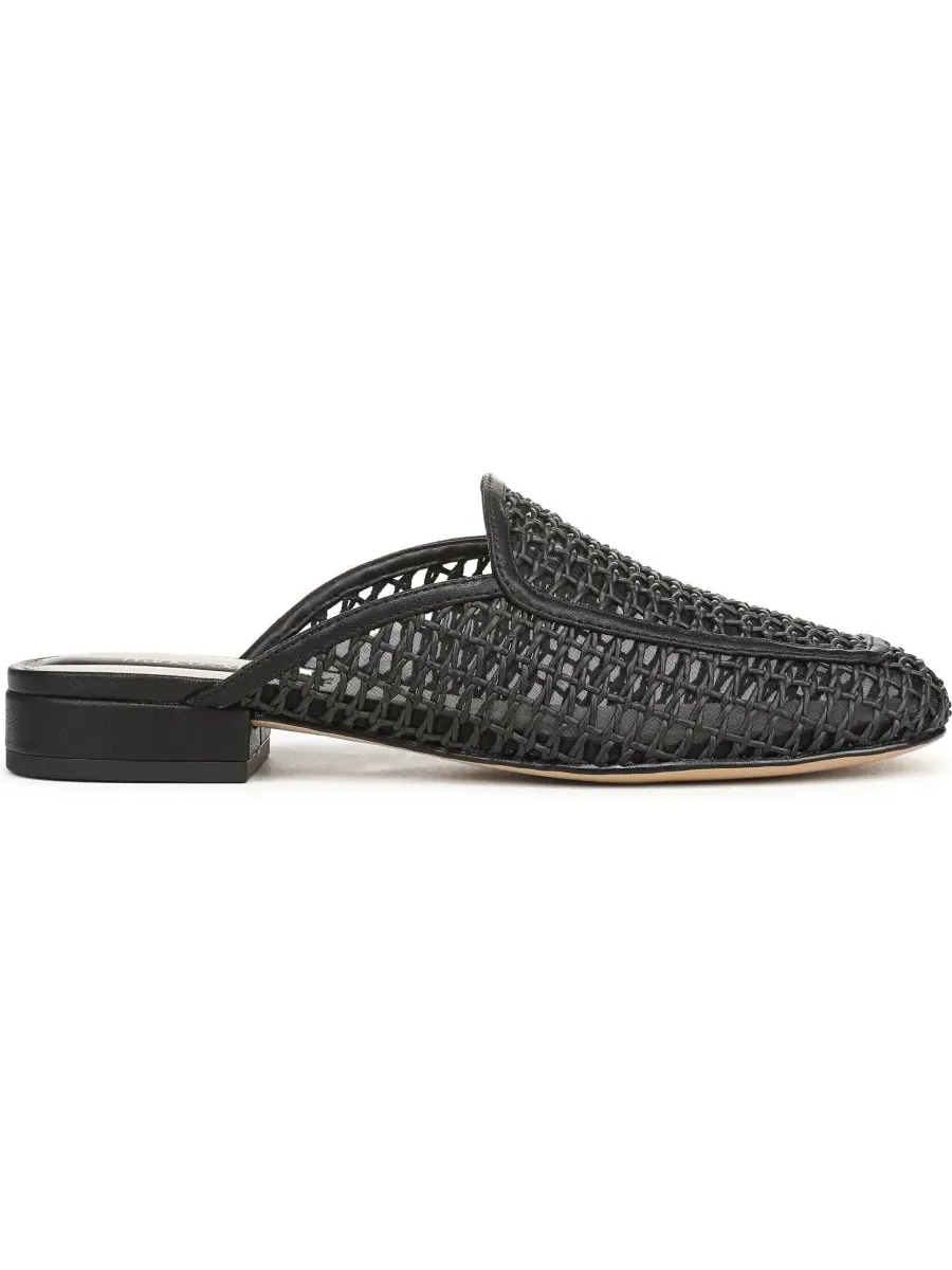 Женские мюли Holland 2 с закругленным носком Franco Sarto, черный woven faux leather — изображение 2 из 5