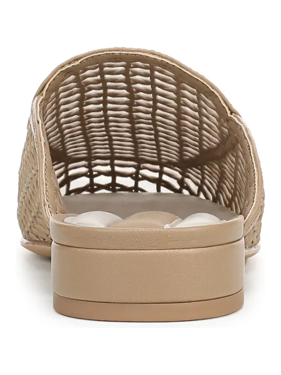 Женские мюли Holland 2 с закругленным носком Franco Sarto, Woodsmoke Woven Faux Leather — изображение 3 из 5