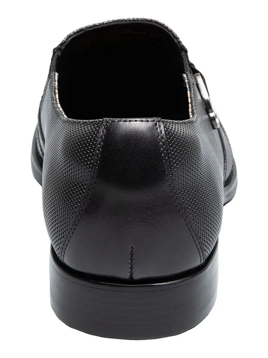 Мужские туфли-слипоны Lockwood Wingtip Stacy Adams — изображение 3 из 9, черный